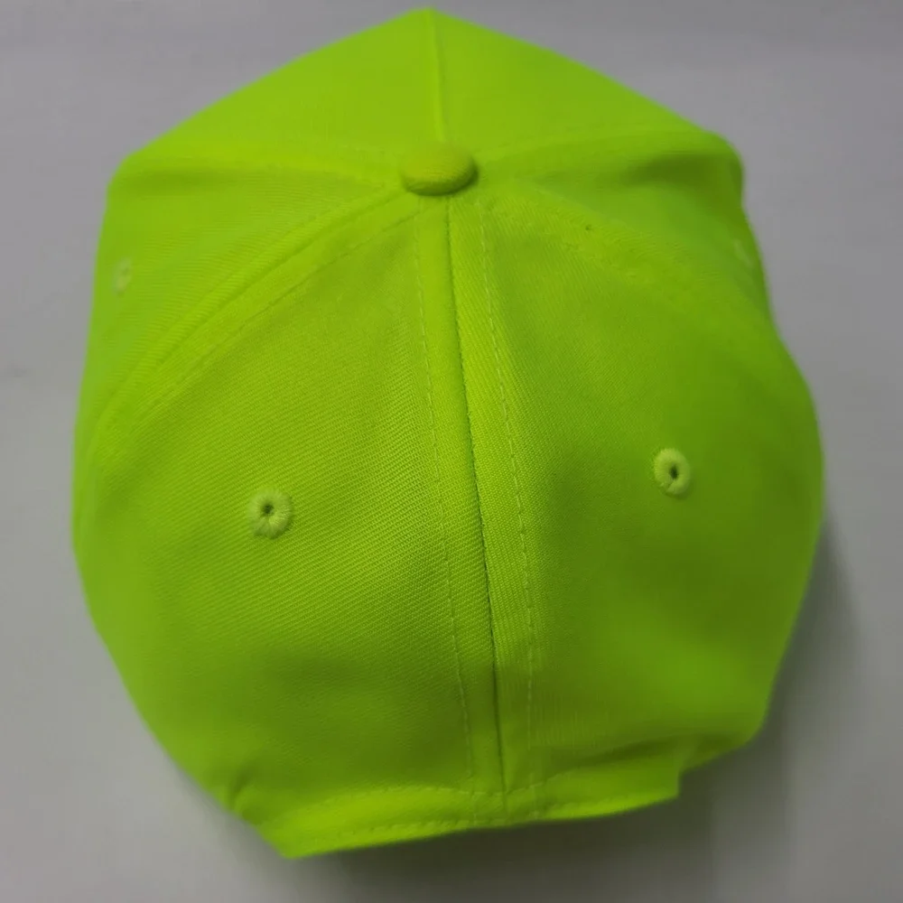 Elmer Fudd Hat Snapback Neon Green Looney Tunes Hunting Logo Cartoon Novelty Men